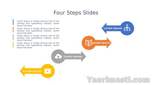 Download Powerpoint infographics Arrows081